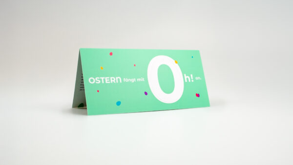 Gestanzte Osterkarte